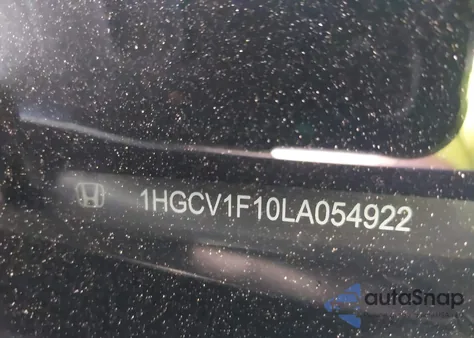 2020 Honda Accord Lx z USA, uszkodzony, nr VIN 1HGCV1F10LA054922